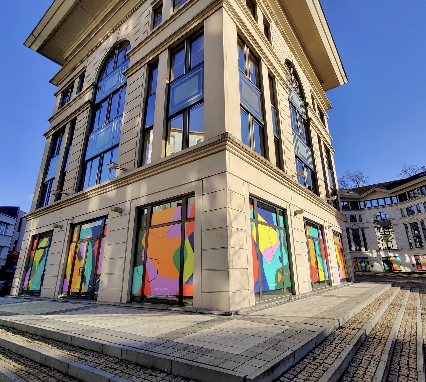 Habillage de vitrine Lanson Real Estate