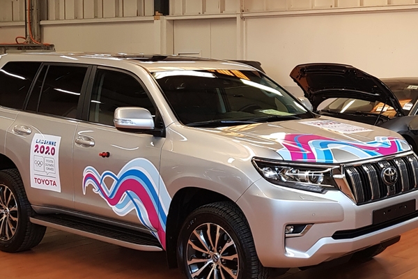 Covering complet d'un véhicule Toyota
